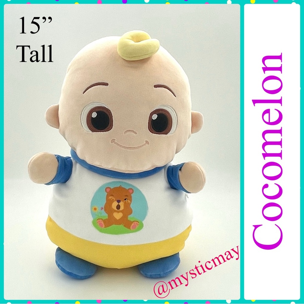 15” Tall Squishmallows Hugmee Plush JJ from COCOMELON Cartoon Stuffed Doll
